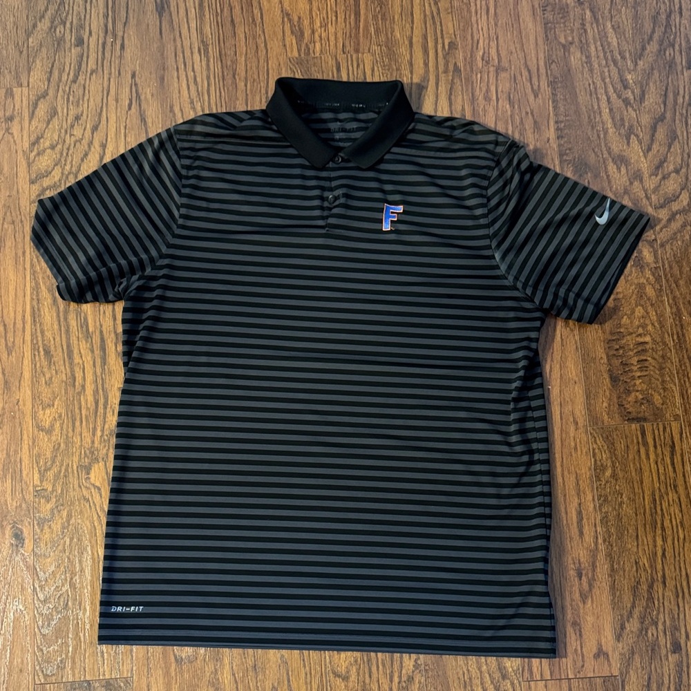 Black Striped Gators Men's Polo Shirt